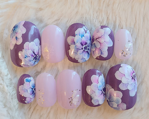 【ぷりん】フルオーダーネイルチップ×3 フルオーダーネイルチップ - メルカリ