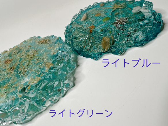 海を覗く　アクセサリートレイ　飾り　小物入れ 8枚目の画像