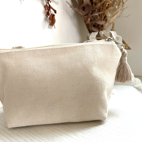 マクラメ編みポーチ コスメポーチ ポーチ macrame＊soeru 通販  