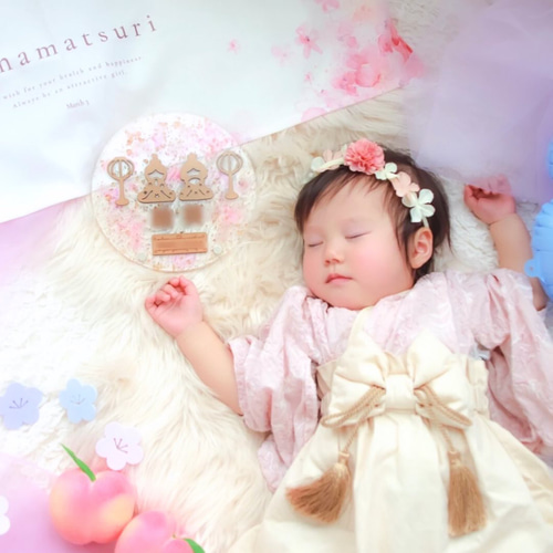 手毬＆プレートセット❣️】名入れ/ひな祭り/インテリアプレート