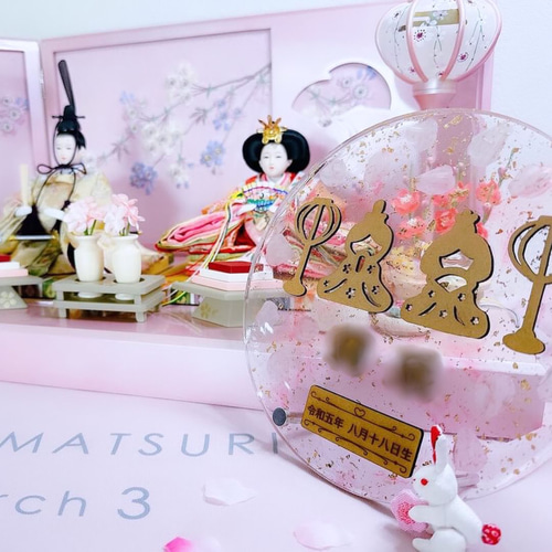 手毬＆プレートセット❣️】名入れ/ひな祭り/インテリアプレート