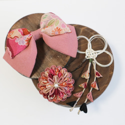 羽子板飾り】うさぎと桜 つまみ細工/初節句/新年/ひな祭り/七五三