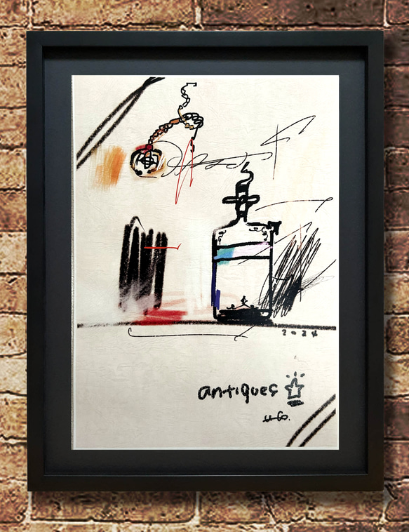 フレーム込み「U-GO THE ART WORK」現代アート インテリア