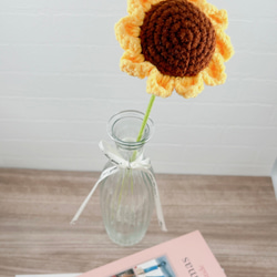 針織花系列-向日葵 Sunflower 第4張的照片