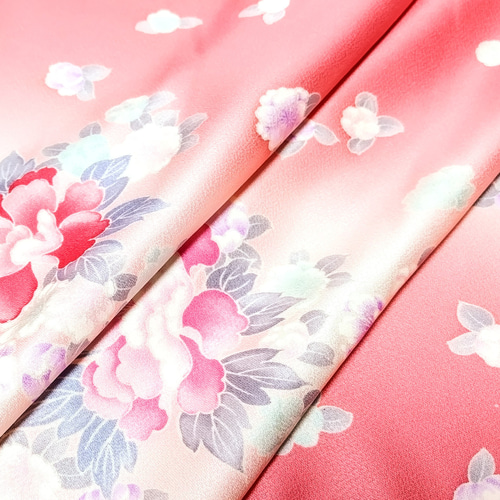 新品 正絹 着物“豆がら茶色という新たな色を披露するイチョウ！”色無地 T-45 新品 正絹 着物“豆がら茶色という新たな色を披露するイチョウ！”色無地