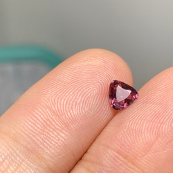 RS4-22 宝石質 高貴の蘇芳紫色 スピネル ミャンマー産 ルース 三角形 5枚目の画像