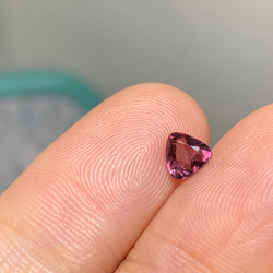 RS4-22 宝石質 高貴の蘇芳紫色 スピネル ミャンマー産 ルース 三角形 6枚目の画像