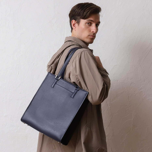 美品 縦型トートバッグ ブルーシンシア Amazon.co.jp: [BLUE SINCERE] トートバッグ メンズ A4 縦型 本