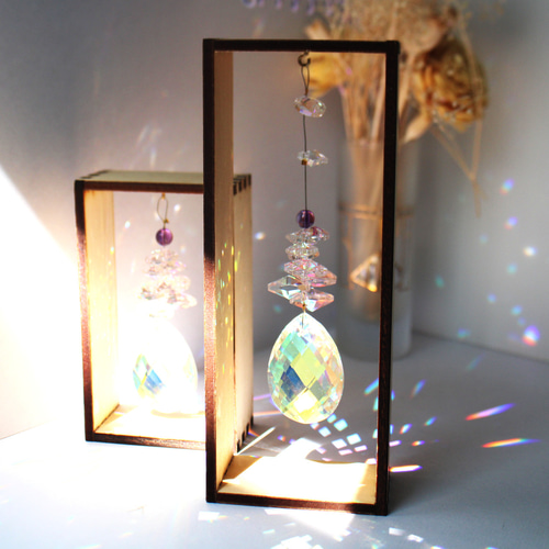 一番人気♪初級キット☆誕生石で選べる 置き型サンキャッチャー【動画