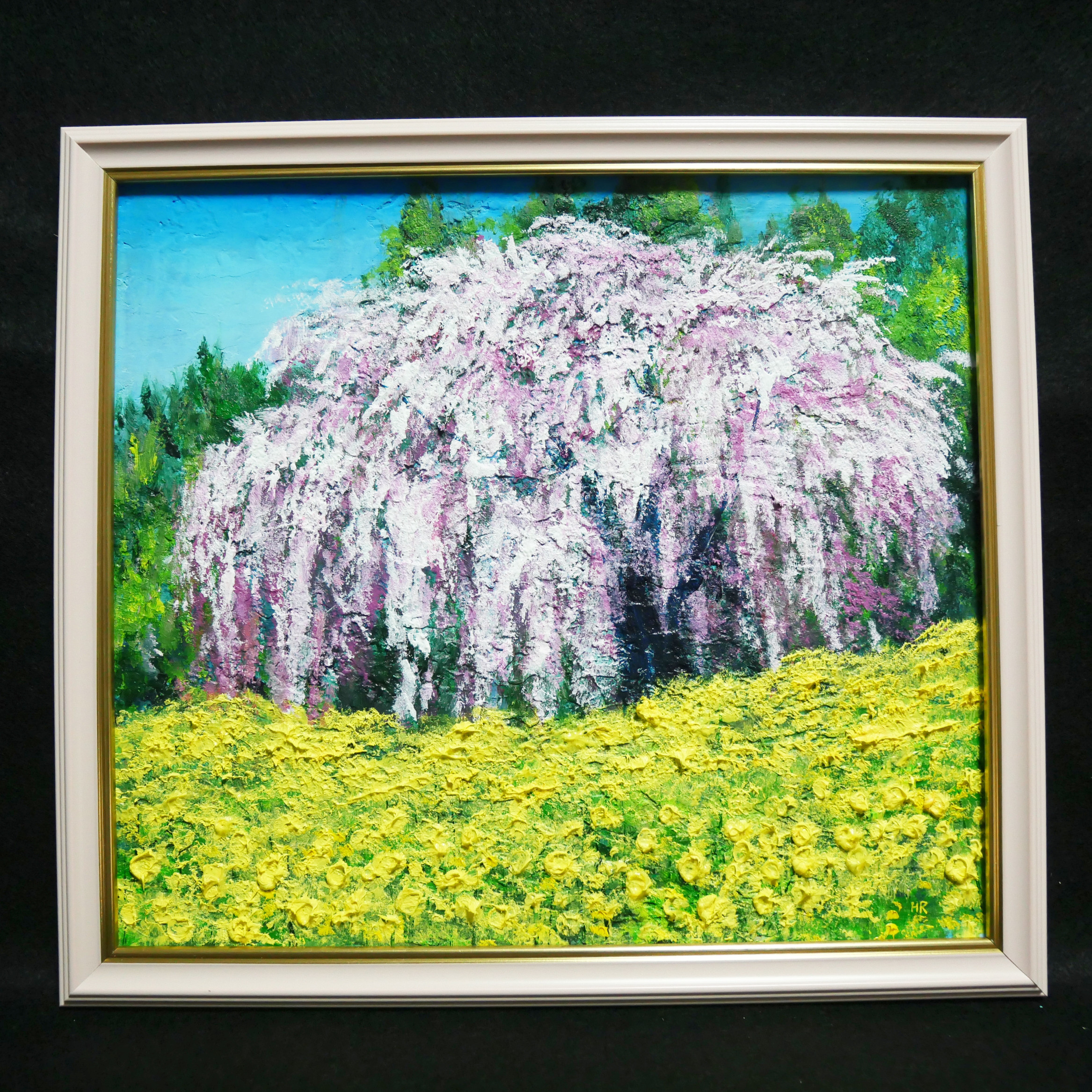 海外輸入 インボイス R  Simonettoの油彩画 絵画