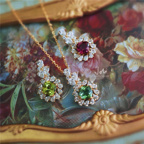 ロイヤルワルツ】 天然ルベライト レッドトルマリン ピンク キラキラ