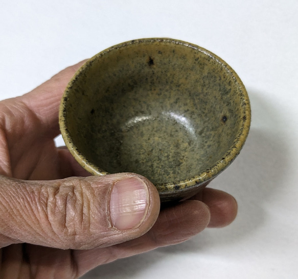 Minoyama Sake cup No.2 美濃山ぐい吞 送料無料 水野雅之作 3枚目の画像