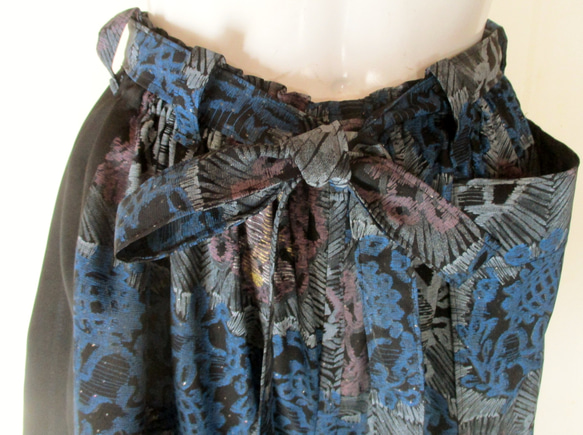 ７６０６　着物で作ったキュロットスカート　＃送料無料 10枚目の画像