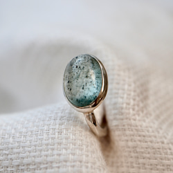 [人魚のmoss aquamarine]ring モスアクアマリン 3枚目の画像