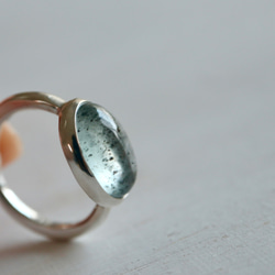 [人魚のmoss aquamarine]ring モスアクアマリン 4枚目の画像