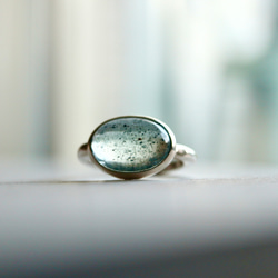 [人魚のmoss aquamarine]ring モスアクアマリン 7枚目の画像