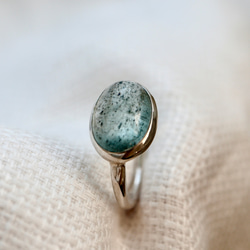 [人魚のmoss aquamarine]ring モスアクアマリン 6枚目の画像