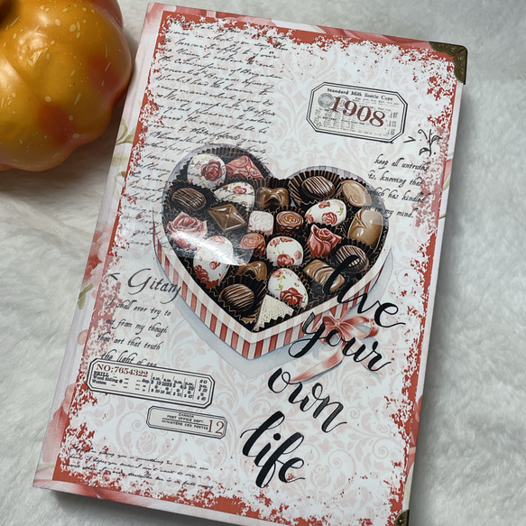 【T26】  バレンタイン チョコレート おすそ分けファイル コラージュ 素材 1枚目の画像