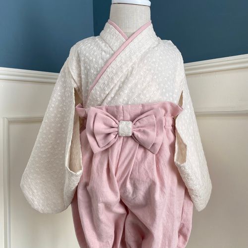 ベビー袴 ハンドメイド 豪華 ピンク 初節句 お祝い 袴 女の子 ベビー袴 ハンドメイド 豪華 ピンク 初節句 お祝い 袴 女の子