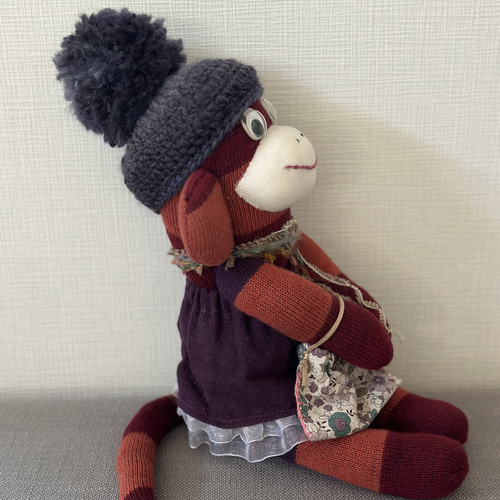 軍足 ニット帽子の ソックモンキー - KAKA GALLERY | minne 国内