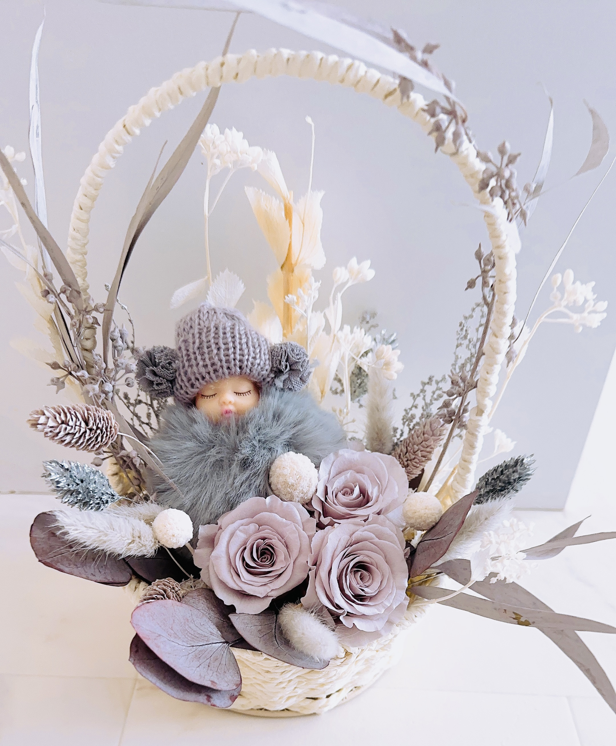 ❤️SALE❤️グレージュ Sleeping babyアレンジ