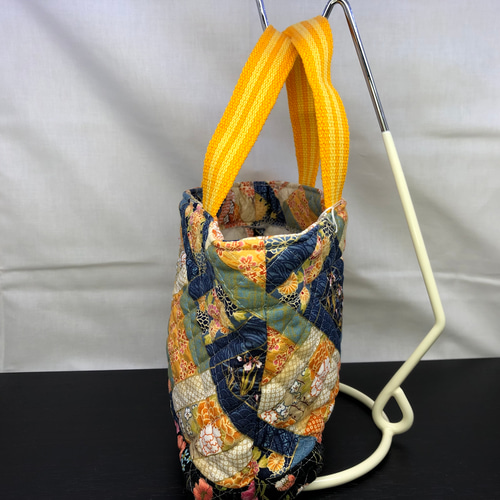おばさん手作りのお弁当袋【イエローA】【ハンドメイド】【お