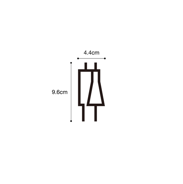 【送料無料】木製トイレサイン Dタイプ(一体型)｜ドアサイン　トイレマーク　表札　ピクトグラム 6枚目の画像