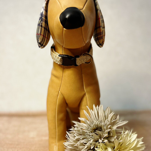 インド刺繍リボン】犬の首輪no.9 リード・首輪 and AJ paw-pads 通販