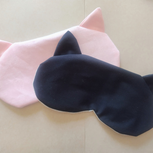 ブラックキャット アイピロー 黒猫 キャット アイマスク その他雑貨