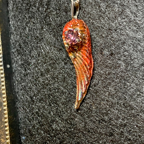 空を見上げて s A ネックレス・ペンダント 月来香（ゲツライコウ