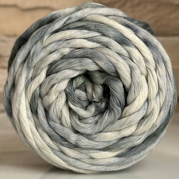 ⑥染めマクラメ糸(1本撚り3.5mm)  5m 2枚目の画像