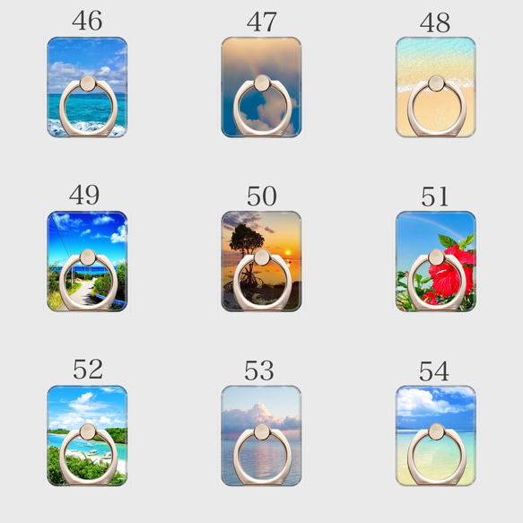 沖縄を感じるスマホリング【選べる54デザイン】 7枚目の画像