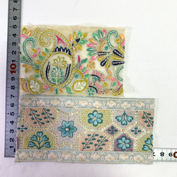 インド刺繍リボン　ハギレパック　C-135 5枚目の画像