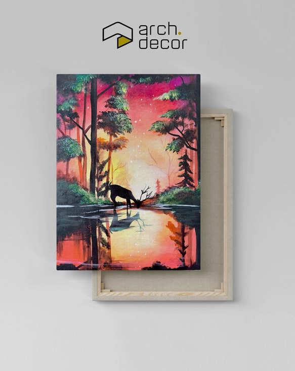 アクリル画 絵画 Arch decor 通販｜Creema(クリーマ) 17279048
