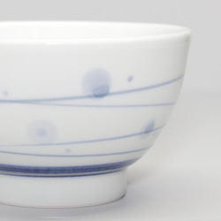 砥部焼 おしゃれ 「茶碗　小　(ほたる)」飯碗 和風 陶器 手作り 窯元 素器工房 suki-208 5枚目の画像