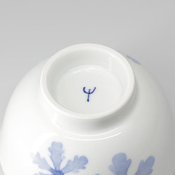 砥部焼 おしゃれ 「茶碗　小　(雪柄)」飯碗 和風 陶器 手作り 窯元 素器工房 suki-210 4枚目の画像