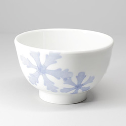 砥部焼 おしゃれ 「茶碗　小　(雪柄)」飯碗 和風 陶器 手作り 窯元 素器工房 suki-210 3枚目の画像