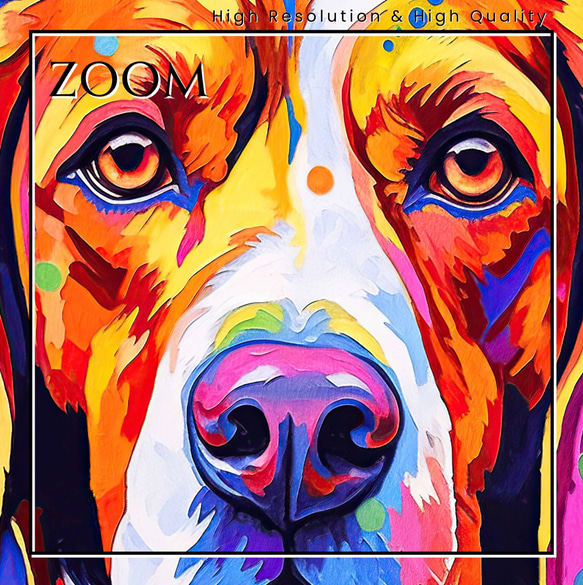 【Heavenly Life（天ノ国） - ビーグル犬 No.3】アートポスター 犬の絵 犬の絵画 犬のイラスト        Ω 人気・おすすめ｜使いやすい・旅行におすすめ 品質保証 全国発送 日本国内発送・最短翌日お届け