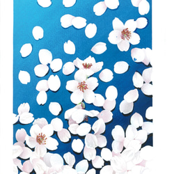 ＊卒業・入学・お花見＊『桜』ラッピング袋小3枚/サイズ横幅60㎜×縦幅100㎜/紙/クリスタルパック 4枚目の画像