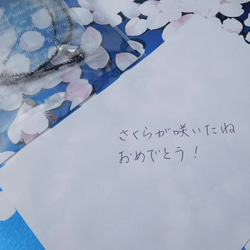＊卒業・入学・お花見＊『桜』ラッピング袋大3枚/サイズ横幅140㎜×縦幅200㎜/紙/クリスタルパック 9枚目の画像