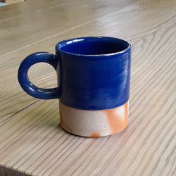 手作り藍釉マグカップ 手作り藍釉マグカップ