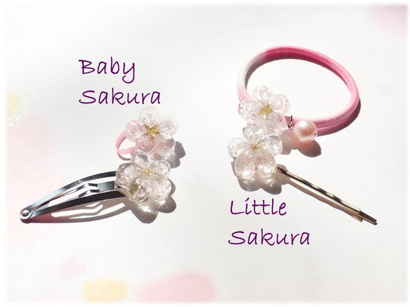 櫻花手作　Baby Sakura　啟翁櫻乾燥花髮圈　❊空郵台灣5-7天 第9張的照片