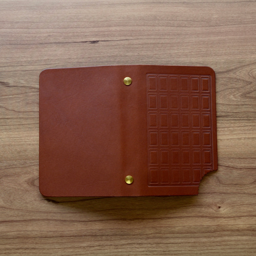 かじられちゃったチョコ×M6システム手帳カバー(ミニ6穴リング) 手帳