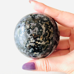 魔法使いマーリンの石♫インディゴガブロ丸玉(63mm) 3枚目の画像