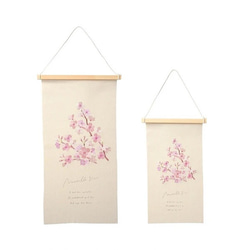 【Ｌサイズ】　桜　桜の枝　タペストリー　壁飾り　インテリア　春　リース　撮影　入学式　入園式　卒業式 1枚目の画像