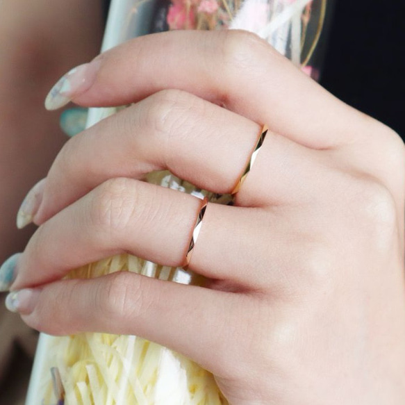 極美品　ガルニ　リング　garni ピンキーリング　指輪 VIRGOwearworks(ファッション) 指輪 リング GARNI