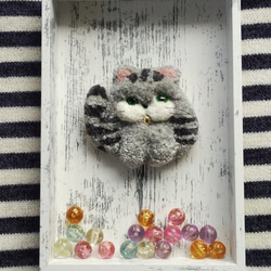 猫の刺繍ブローチ　7種類 ねこ　ネコ 7枚目の画像