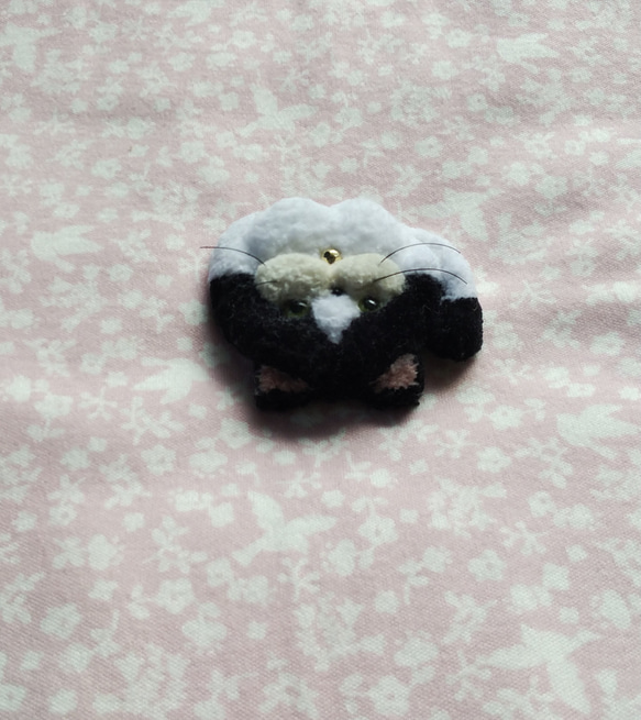 猫の刺繍ブローチ　7種類 ねこ　ネコ 13枚目の画像