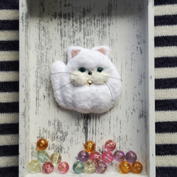 猫の刺繍ブローチ　7種類 ねこ　ネコ 8枚目の画像
