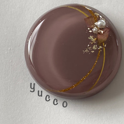 ◇受注制作◇【レジン＊ポニーフック・ヘアゴム・帯留め】ひかえめ